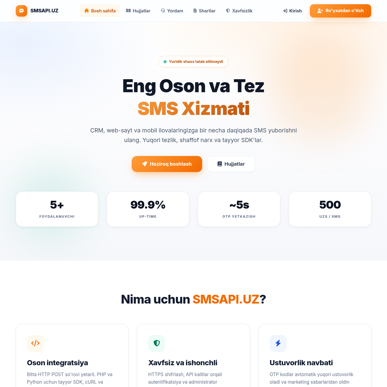 SmsApi.Uz